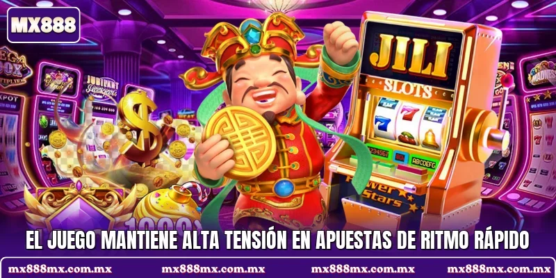 El juego mantiene alta tensión en apuestas de ritmo rápido