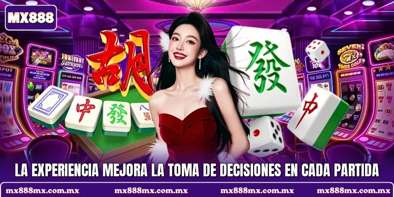 La experiencia mejora la toma de decisiones en cada partida
