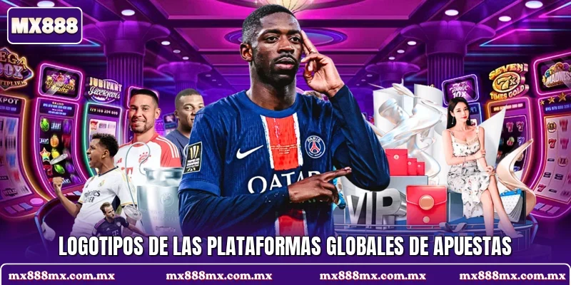 Logotipos de las plataformas globales de apuestas