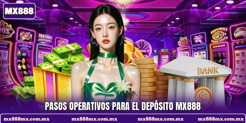 Pasos operativos para el Depósito MX888
