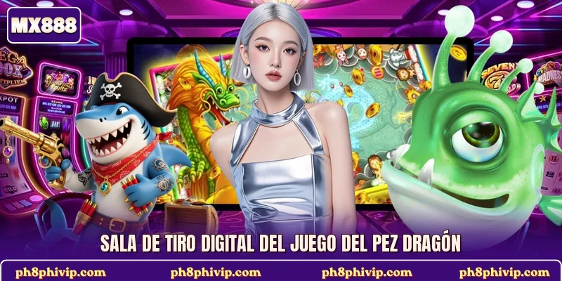 Sala de tiro digital del Juego del pez dragón