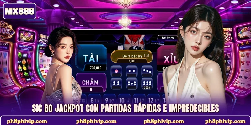Sic Bo Jackpot con partidas rápidas e impredecibles