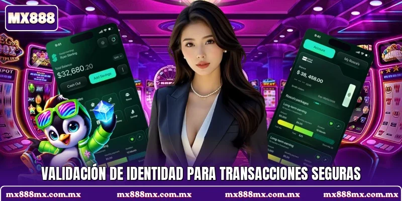 Validación de identidad para transacciones seguras
